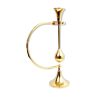 Brass pendulum candle holder