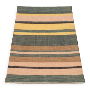 Tapis liège, laine et coton -