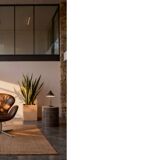 Vintage Mid-Century Modern Danish Brown Leather Swan Chair by Arne Jacobsen