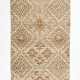 3x9 Brown Cream Classic Persian Runner Rug, 87x283Cm
