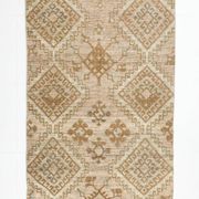 Tapis de couloir persan classique marron crème 3x9, 87x283 cm