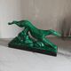 Sculpture of a greyhound