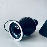 Antique black ceramic lamp