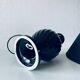 Antique black ceramic lamp