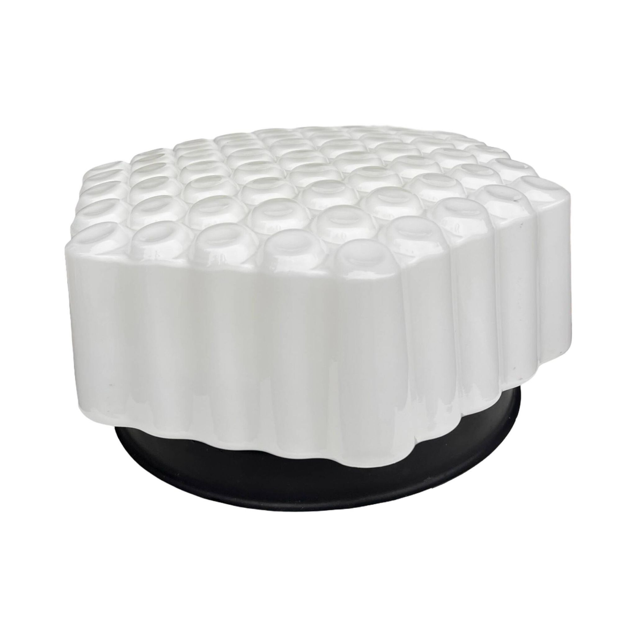 Large Honeycomb wall lamp ceiling lamp Czechoslovakia Kamenický Šenov 1960s