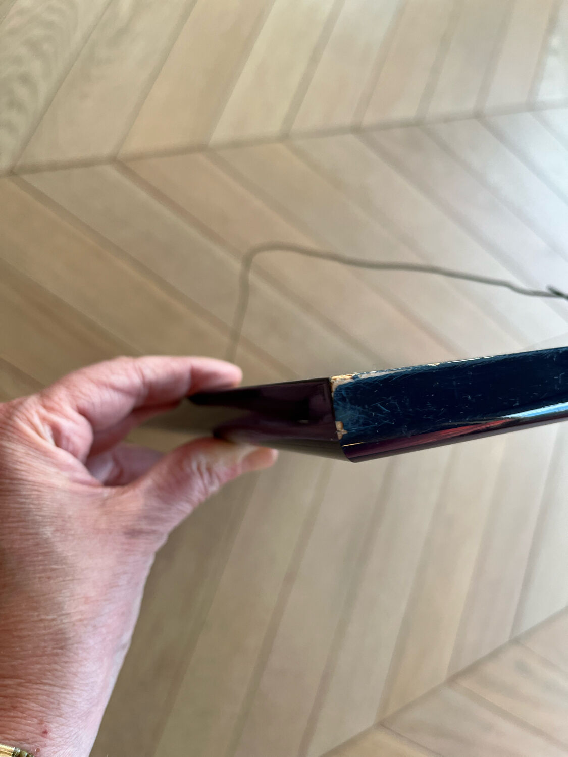 Oil on panel, Fishermen in the bay of Mont Saint Michel