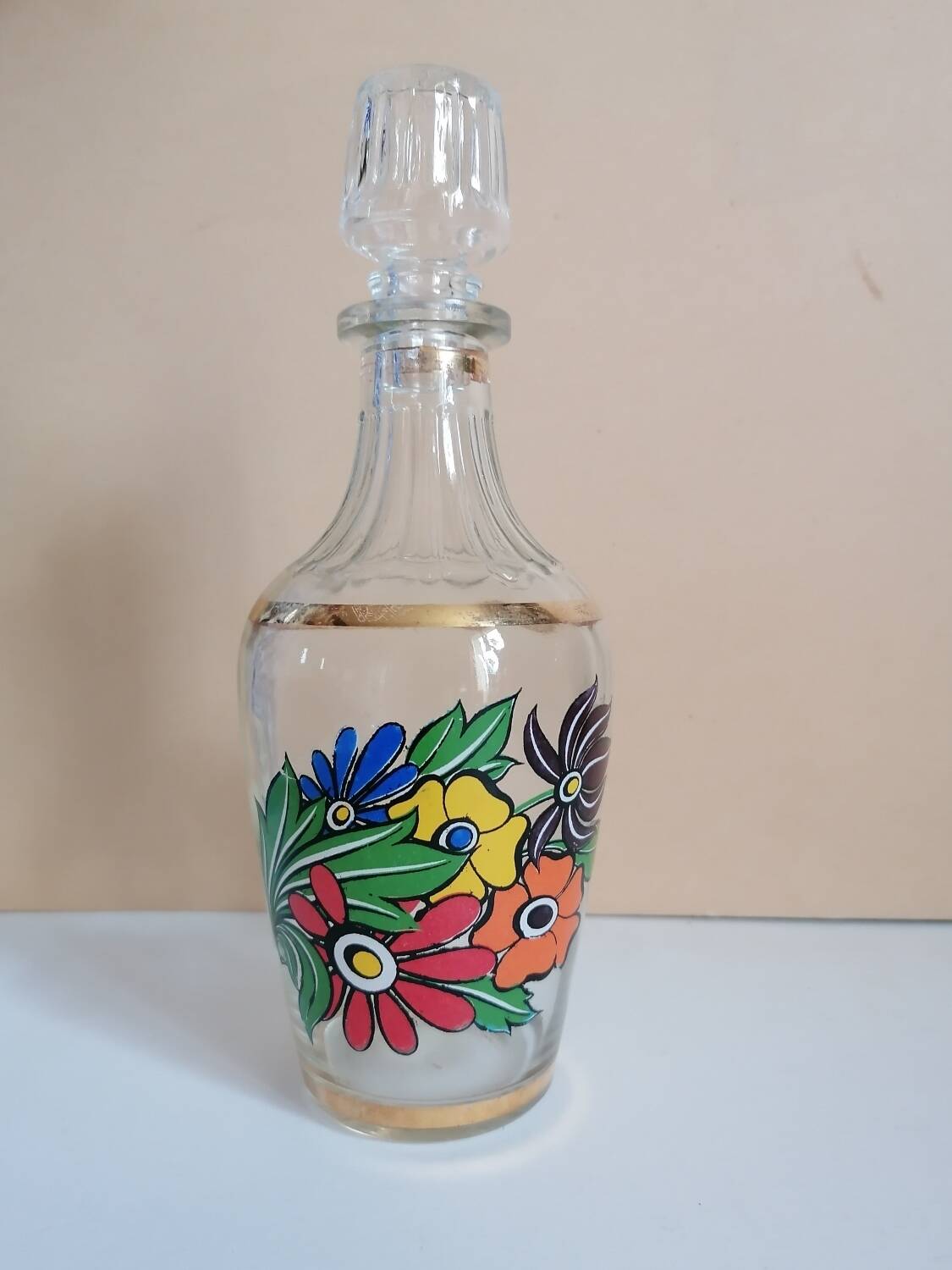 Vintage liquor bottle flask