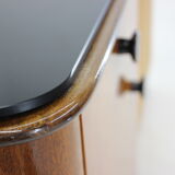 1950s pair of bedside tables, czechoslovakia