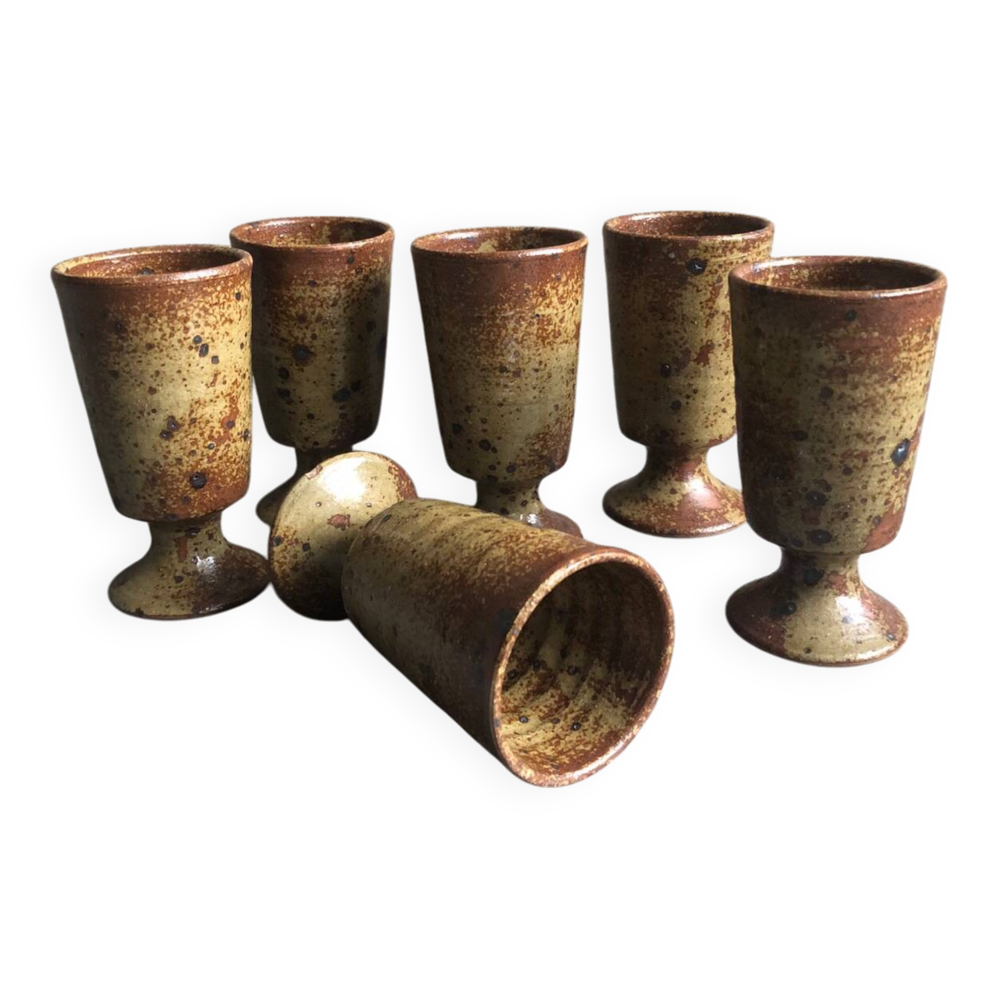 Mazagrans x6 vintage Sandstone Pyrite