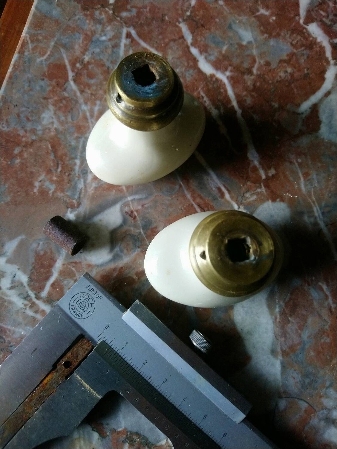 Porcelain door handles