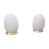 Pair of Murano glass lamps 1970s