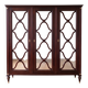 Large antique mahogany wardrobe with 3 mirror doors from the early 20th century.