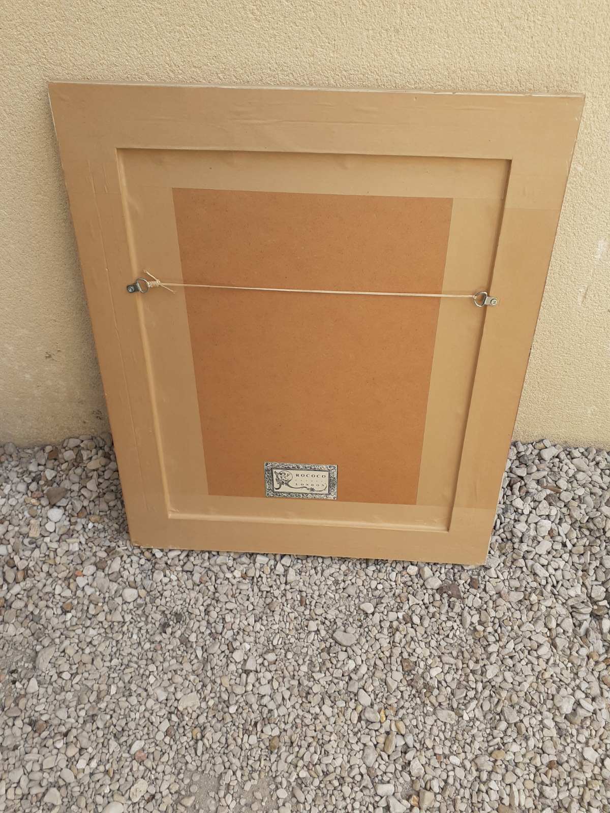 Framed botanical plank, vegetables