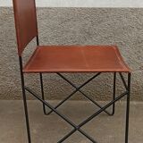 Chaise en cuir