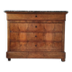 Louis Philippe style chest of drawers in marquetry wood