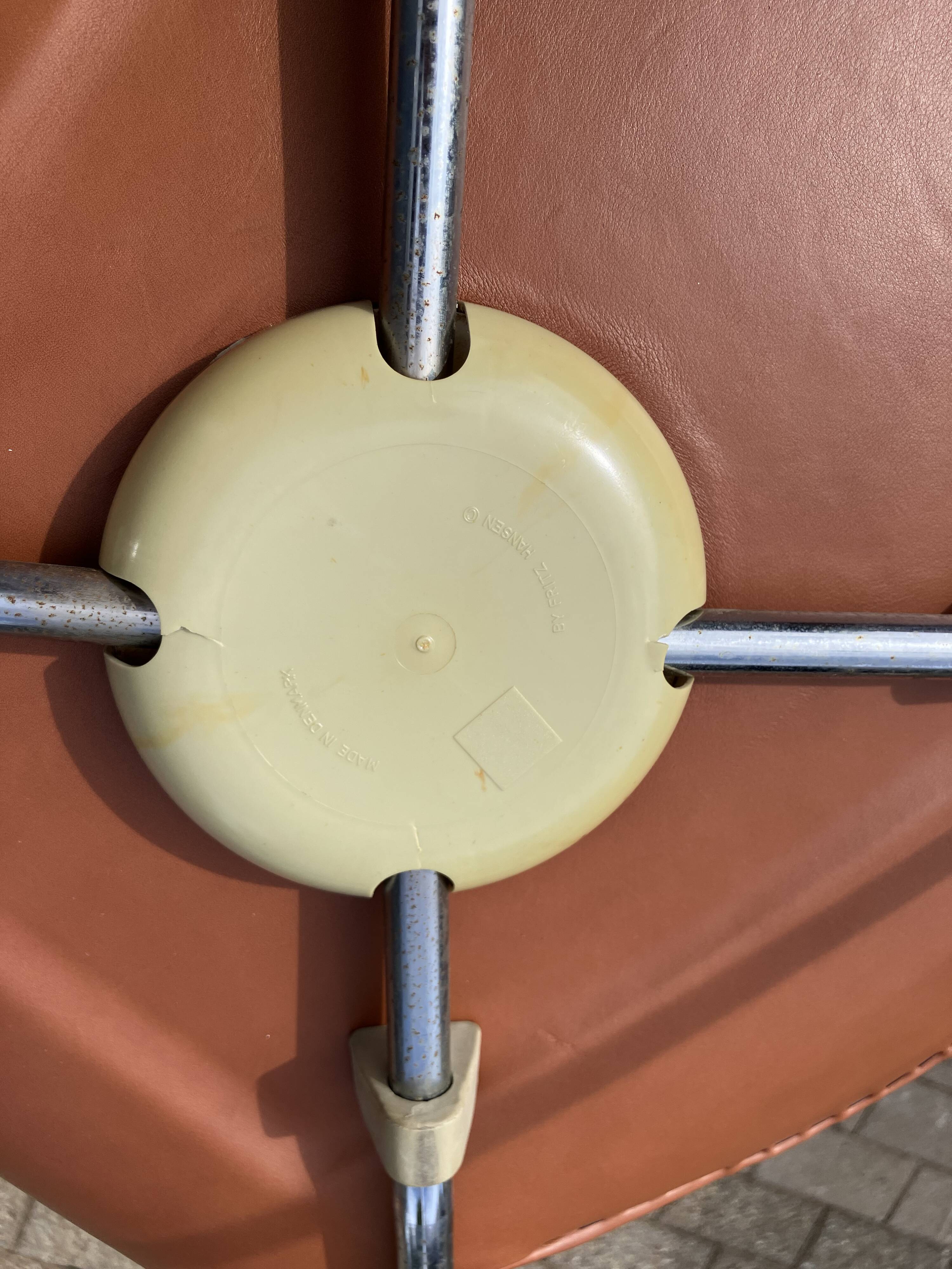 10x Fritz Hansen series 7 Vlinderstoelen in Cognac leather NIEUW!!