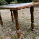 Table basse bois vintage