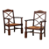 Pair of armchairs in the style of Charles Dudouyt, 1950.