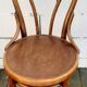 set of 4 Thonet bistro chairs with wooden seats N°4118