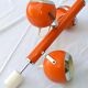 Chandelier with adjustable balls 70s model "eyeball" orange