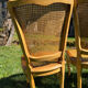 4 caned chairs in cherry wood – Louis XV style