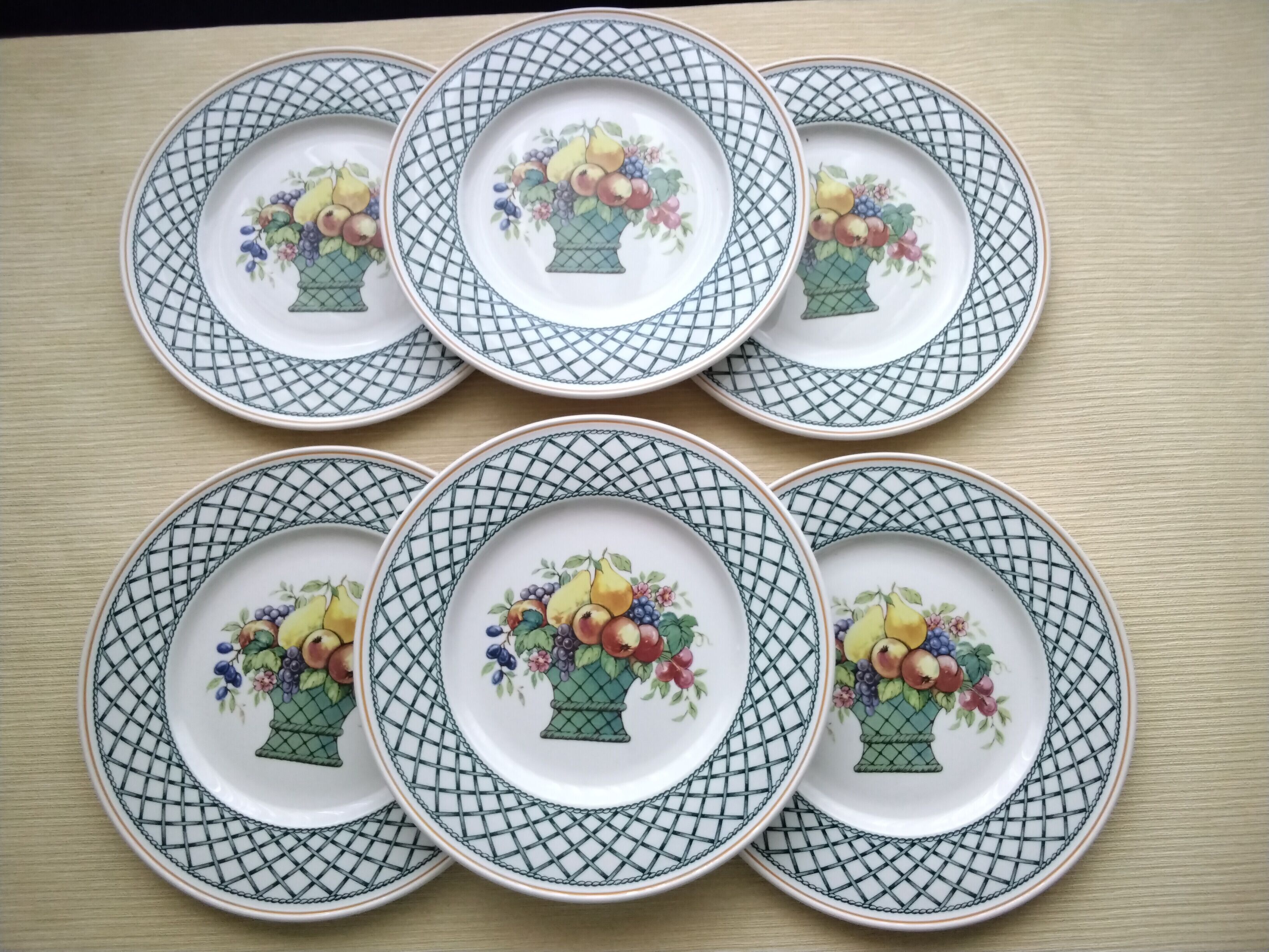 Set de 6 assiettes à dessert Villeroy Boch Modèle Basket