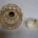 Molded glass globe suspension