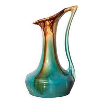 Vase vintage, vase céramique Belgium, céramique art Nouveau, collection, décoration intérieur