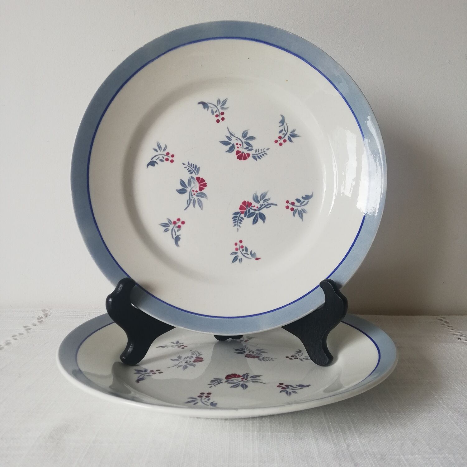 Pair of flat plates