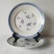 Paire d'assiettes plates
