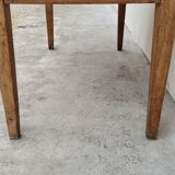 Farmhouse table in fruit tree 2 drawers period 1900 -1m27