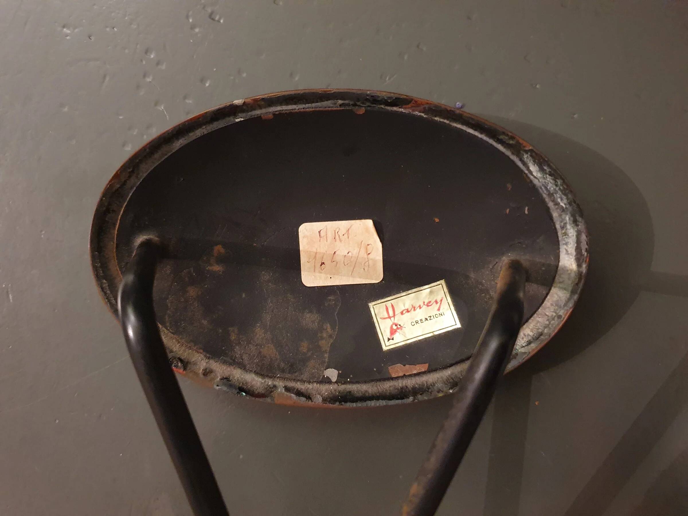 Enamelled coat hooks by Harvey Creazioni 1960