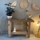 Vintage wooden workbench