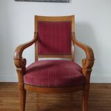Pair of armchairs with sticks from the restoration period