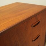 Teak chest of drawers, Danish design, 1970s, production: Denmark