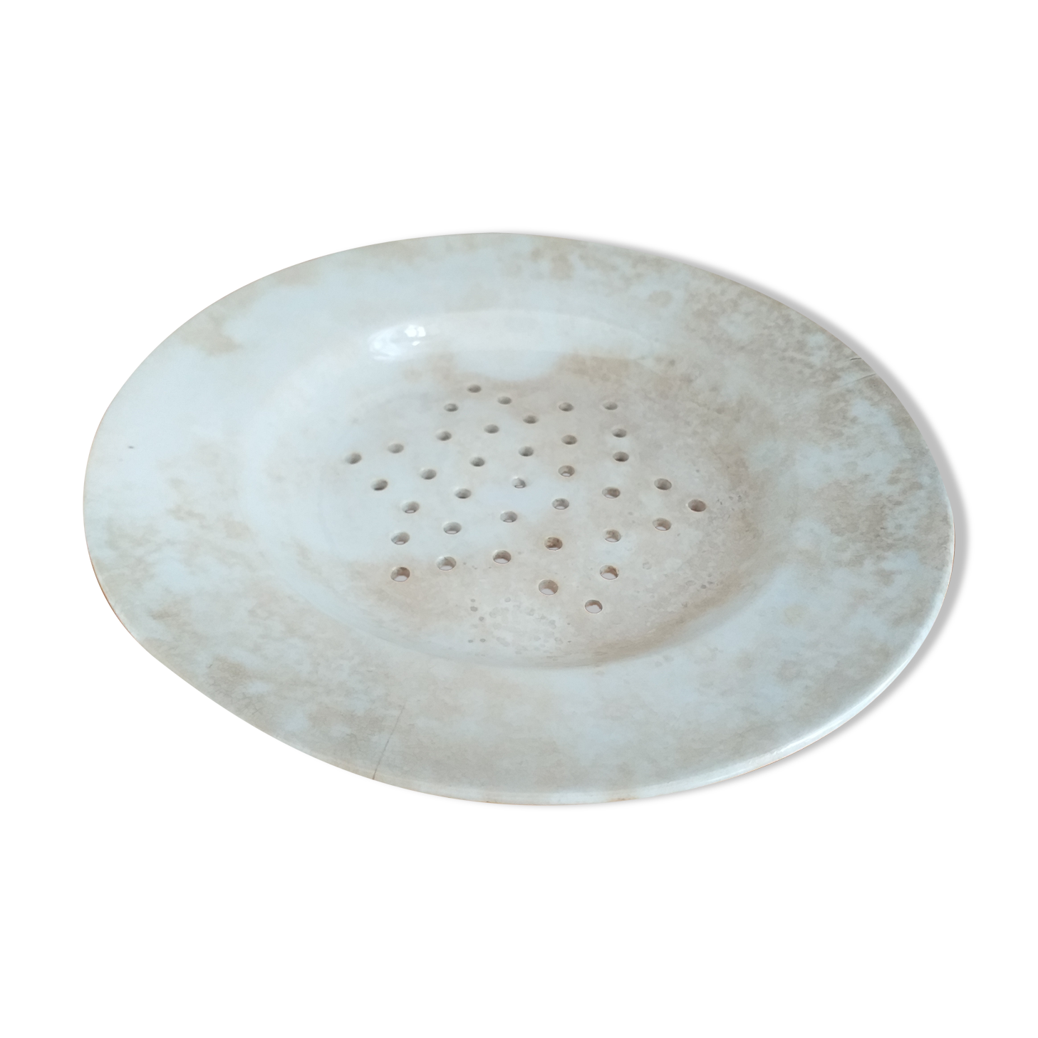 Porcelain asparagus plate/drainer