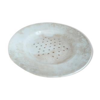 Porcelain asparagus plate/drainer