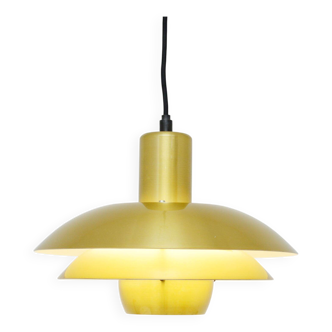 Golden Belux lamp, Denmark, 1970s