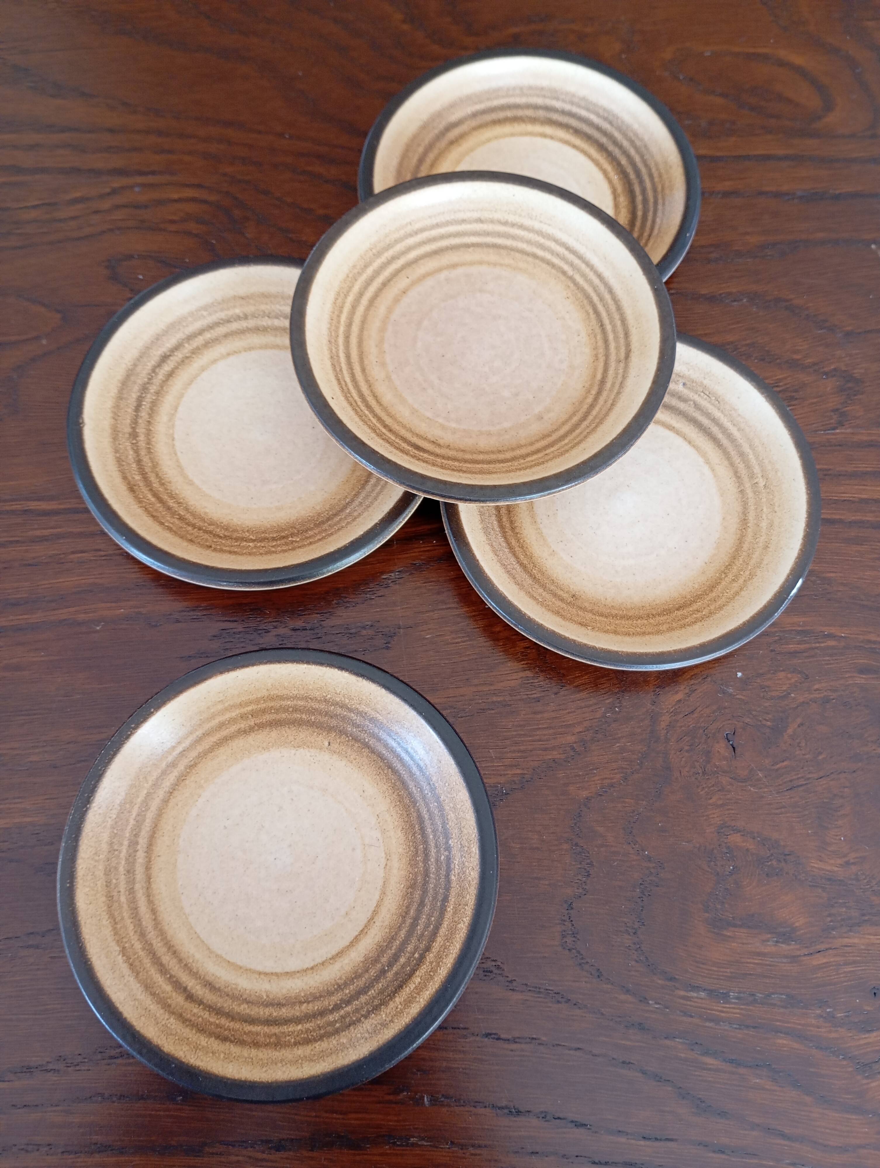 5 assiettes à tapas Salins