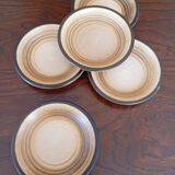 5 assiettes à tapas Salins