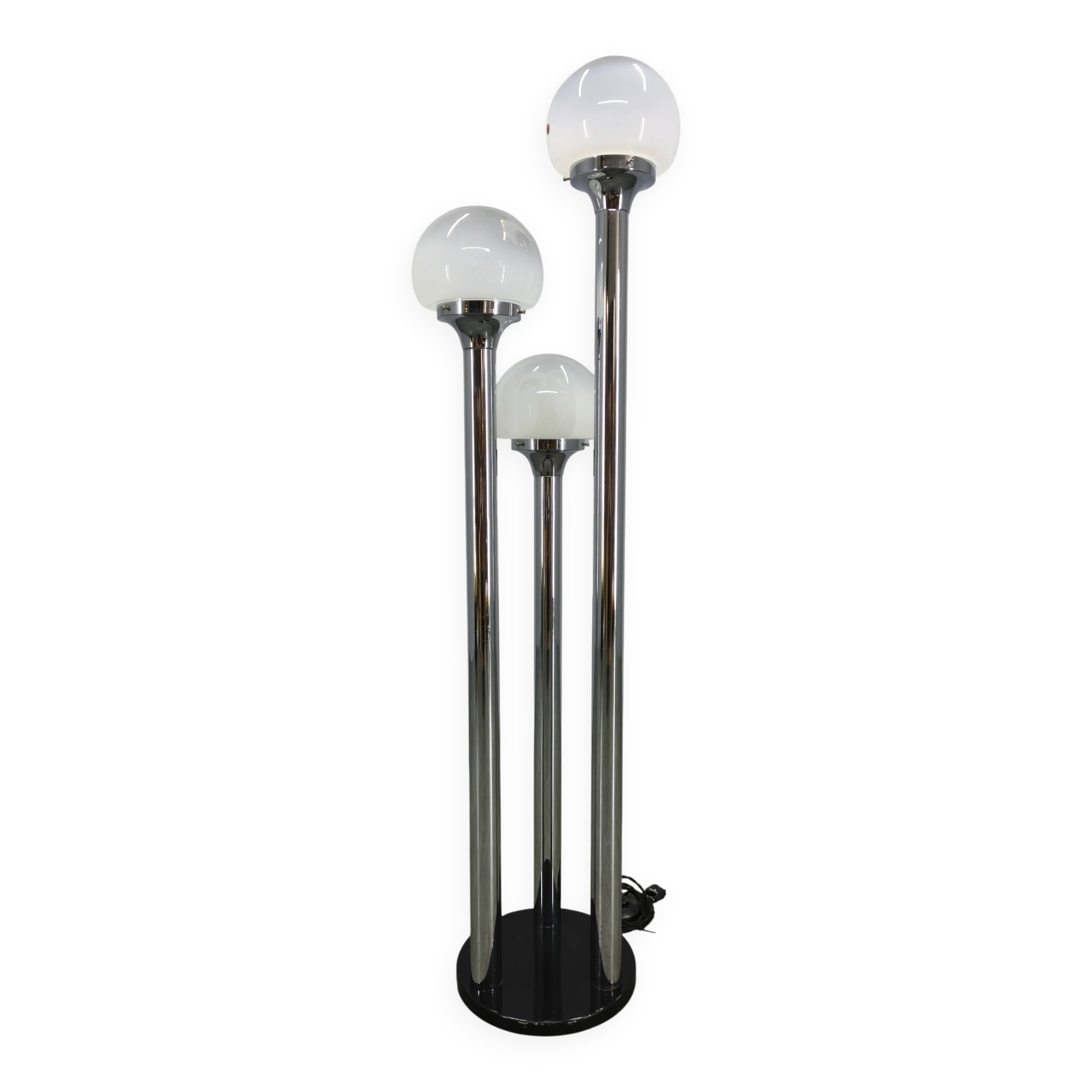 Carlo Nason Floor Lamp for Mazzega, Murano Glass, Italy 1970s