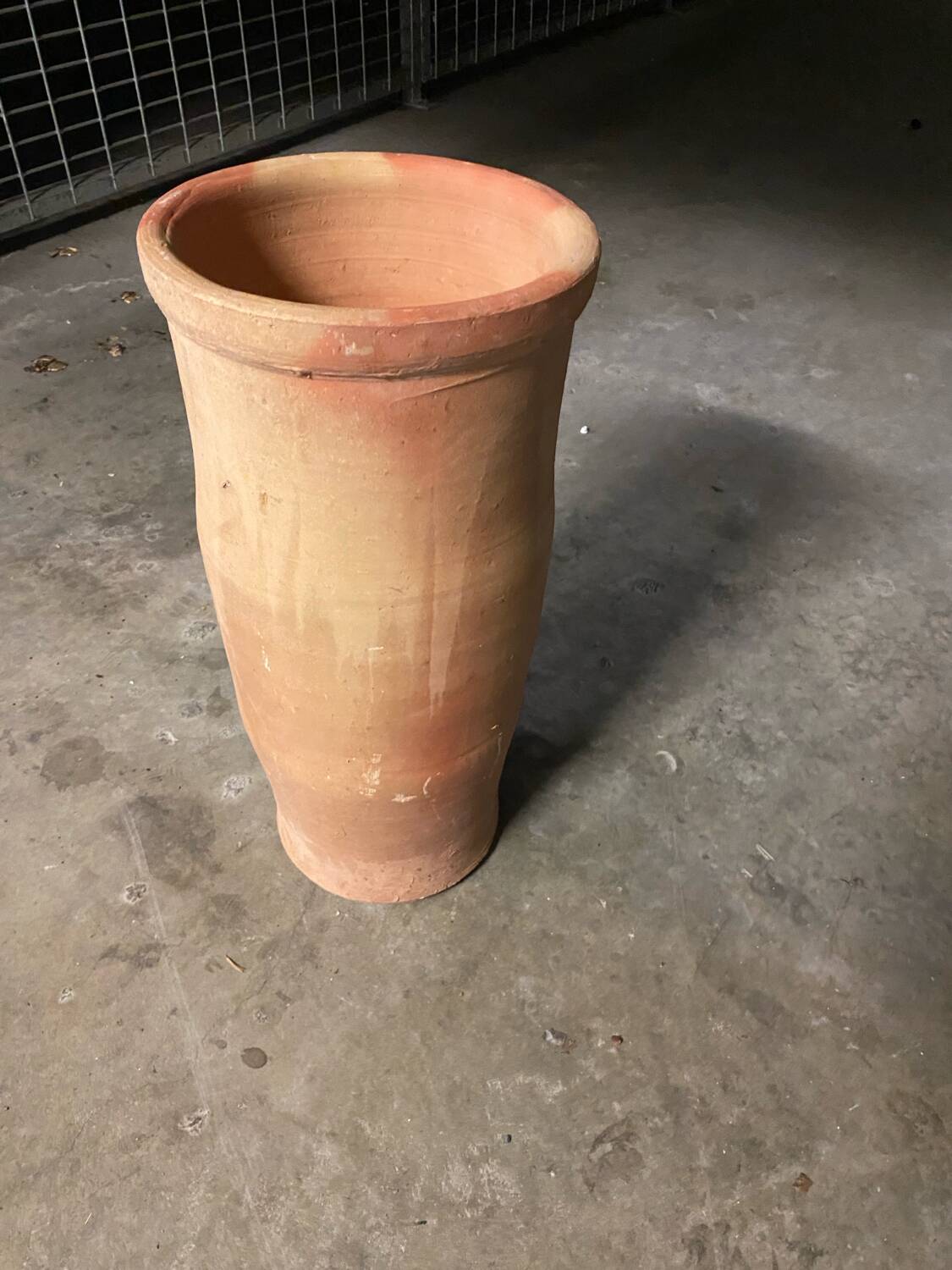 Morocco style earthenware vase