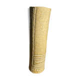 Artisanal sandstone vase signed A.M.