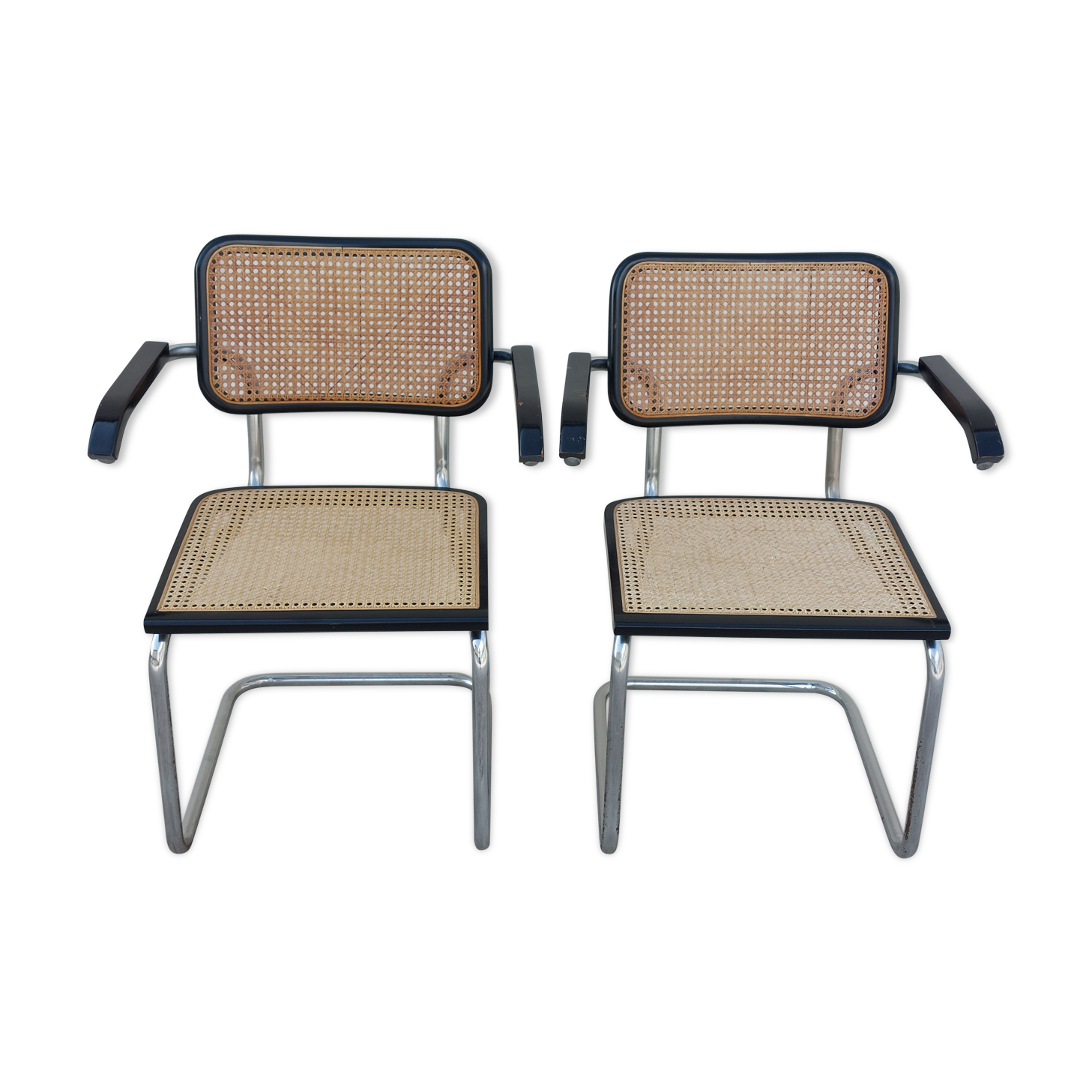Pair of armchairs Marcel Breuer b64 cesca Italy