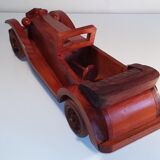 Miniature wooden car