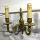 Pair of sconces Bronze 2 Lights