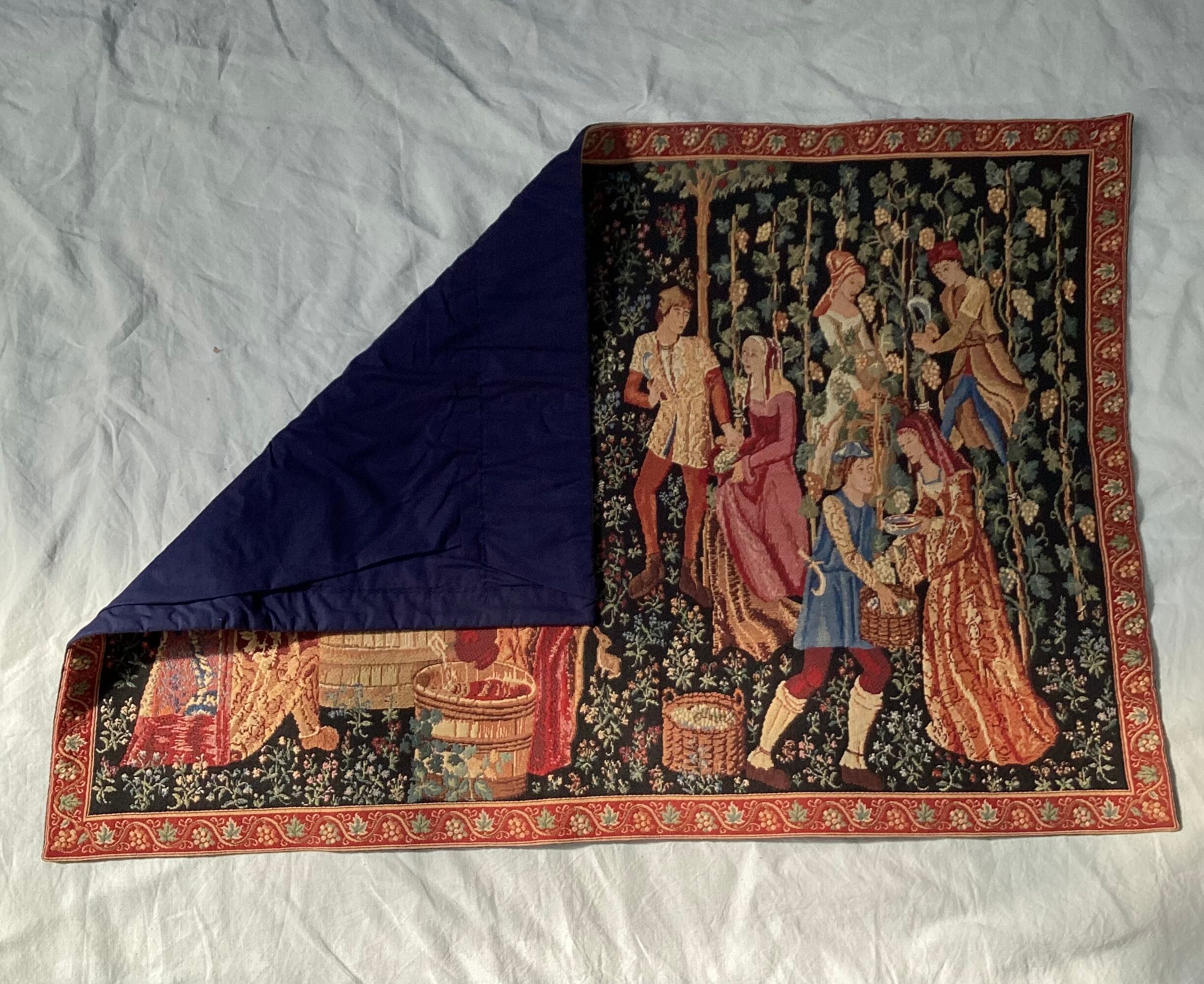Vintage wall tapestry made in Flanders