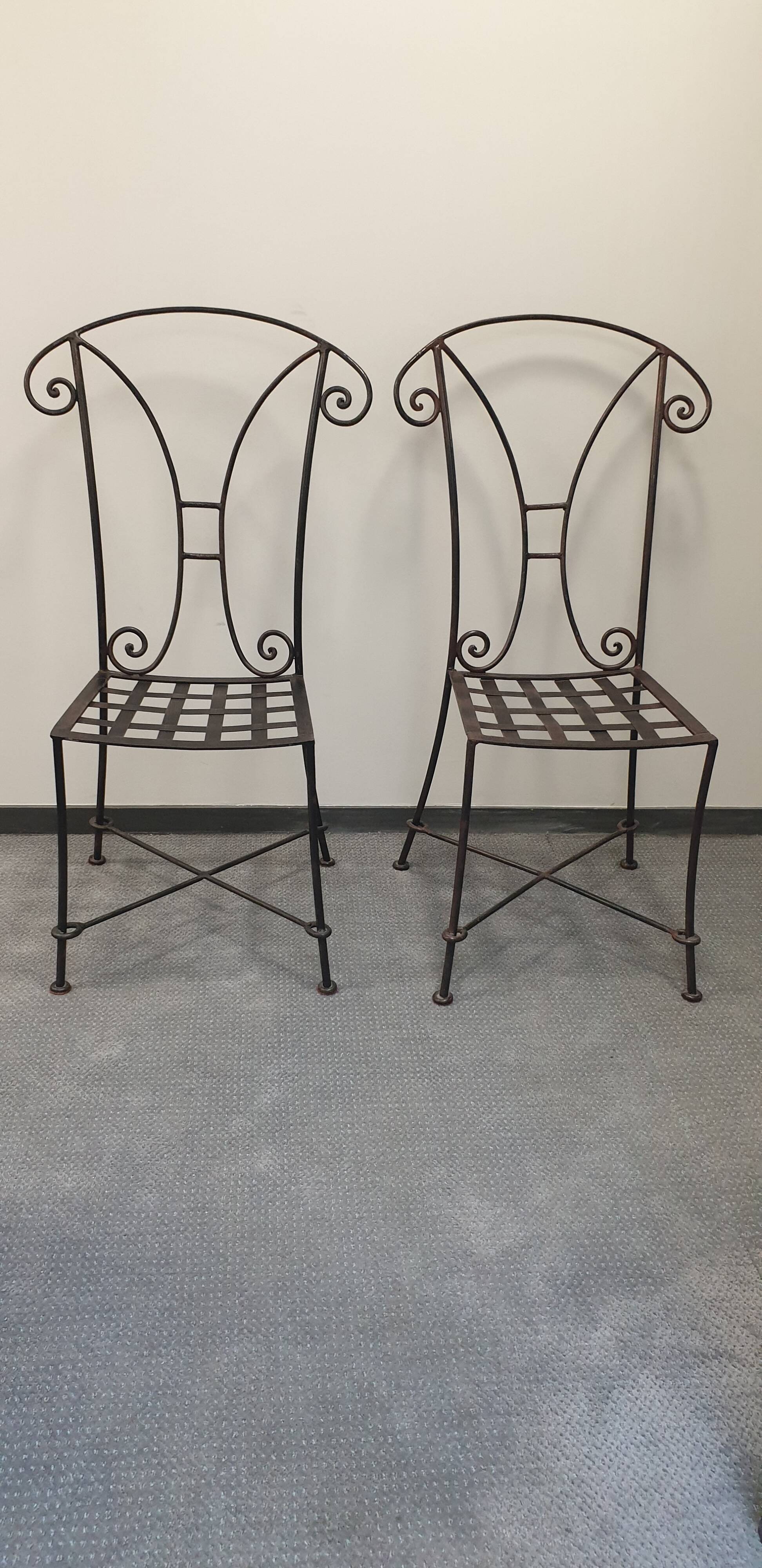 Wrought iron chairs