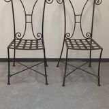 Wrought iron chairs