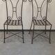 Wrought iron chairs